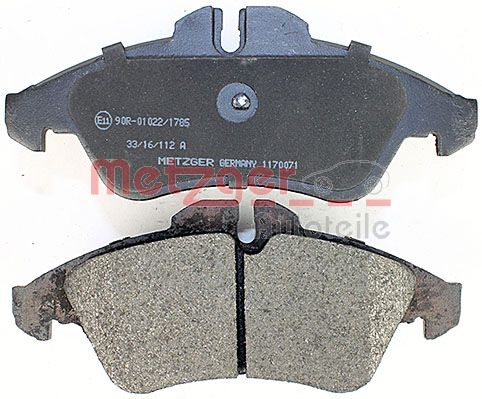 METZGER 1170071 GREENPARTS Bremsbelagsatz, Scheibenbremse